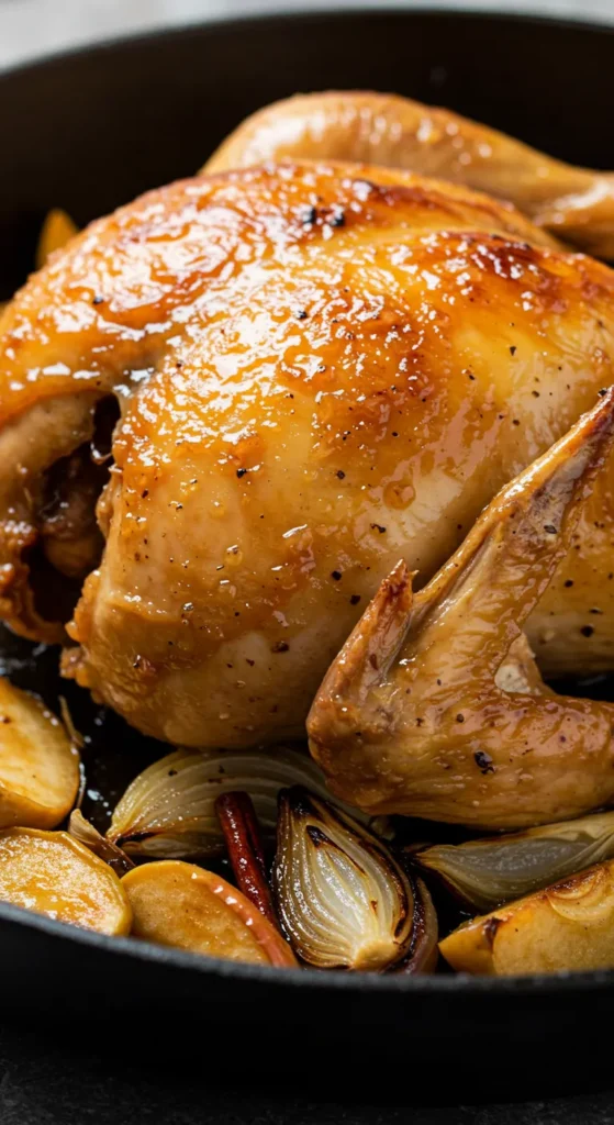 Baked Apple Cider Chicken