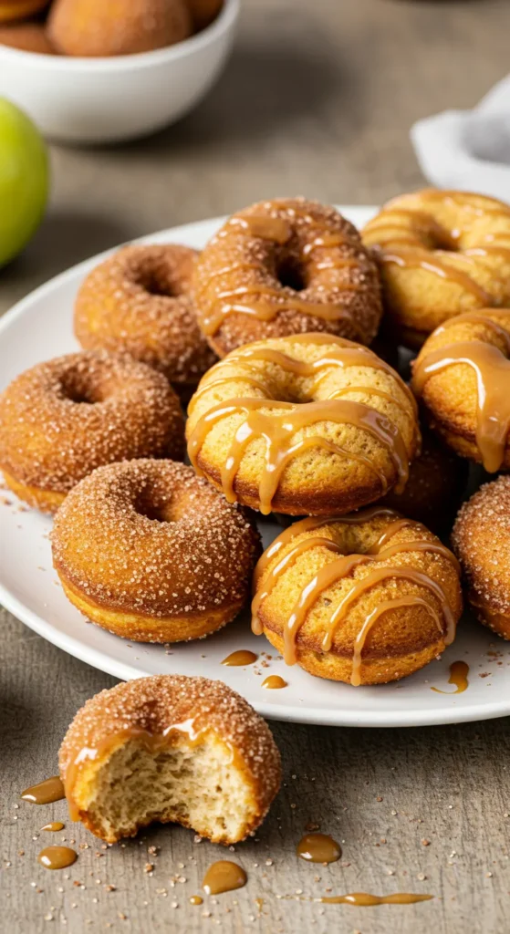 Baked Apple Donut Holes