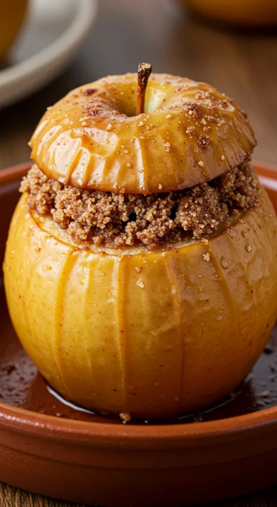 Baked Apples with Cinnamon Streusel