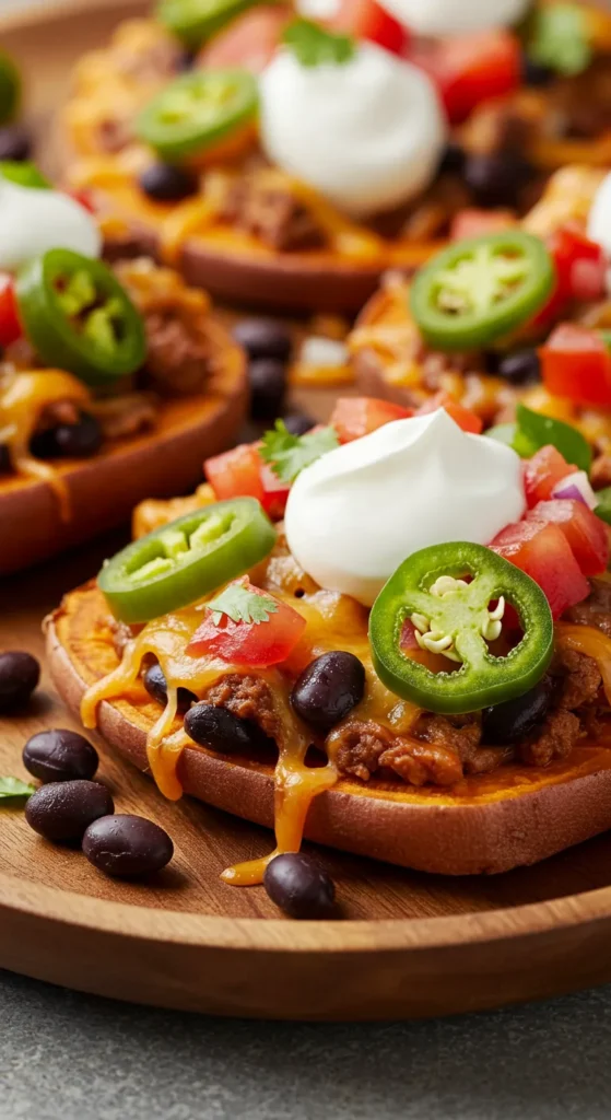Baked Sweet Potato Nachos