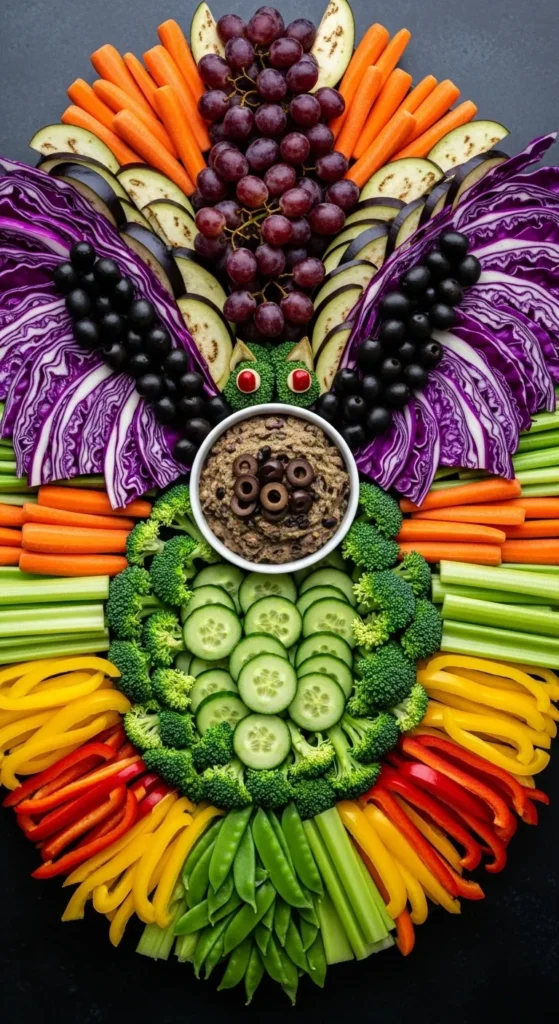 Bat Wing Veggie Tray