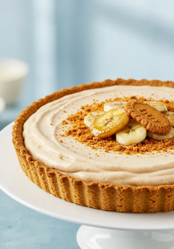 Biscoff Banana Cream Pie Recipe