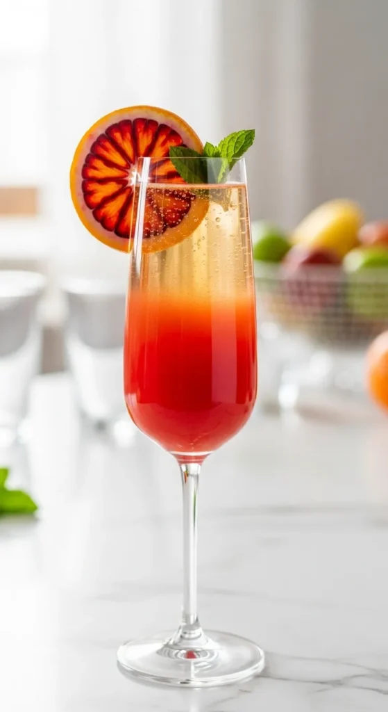 Blood Orange Prosecco Mimosa