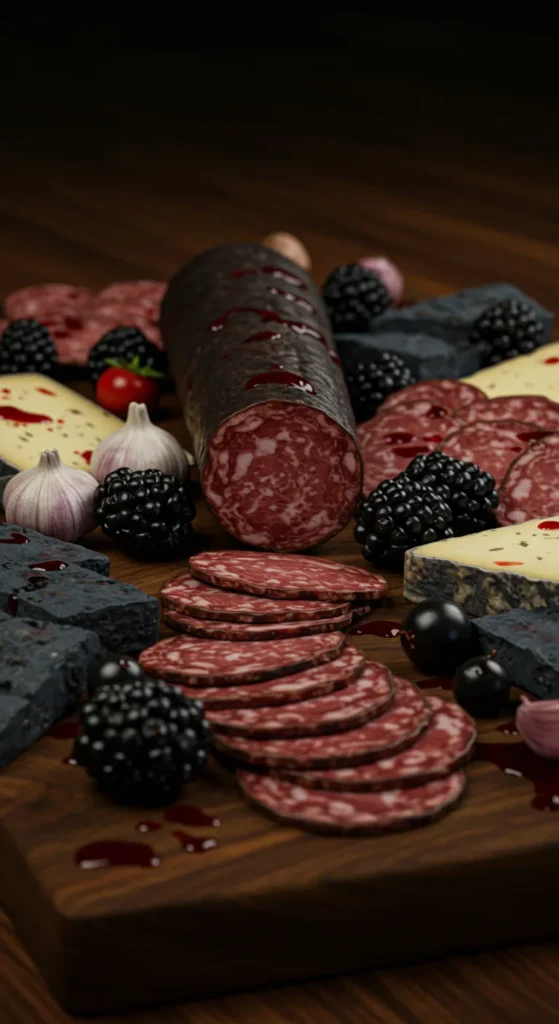 Bloody Vampire Charcuterie Board
