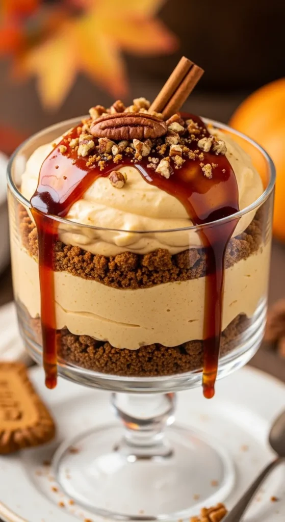Boozy Pumpkin Mousse with Bourbon