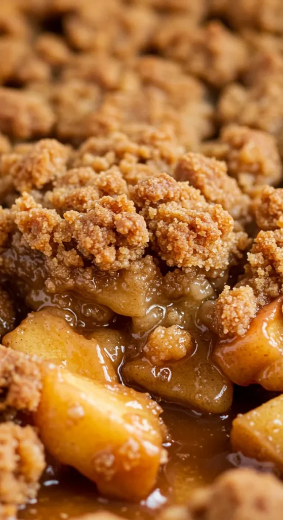Bourbon Apple Crumble