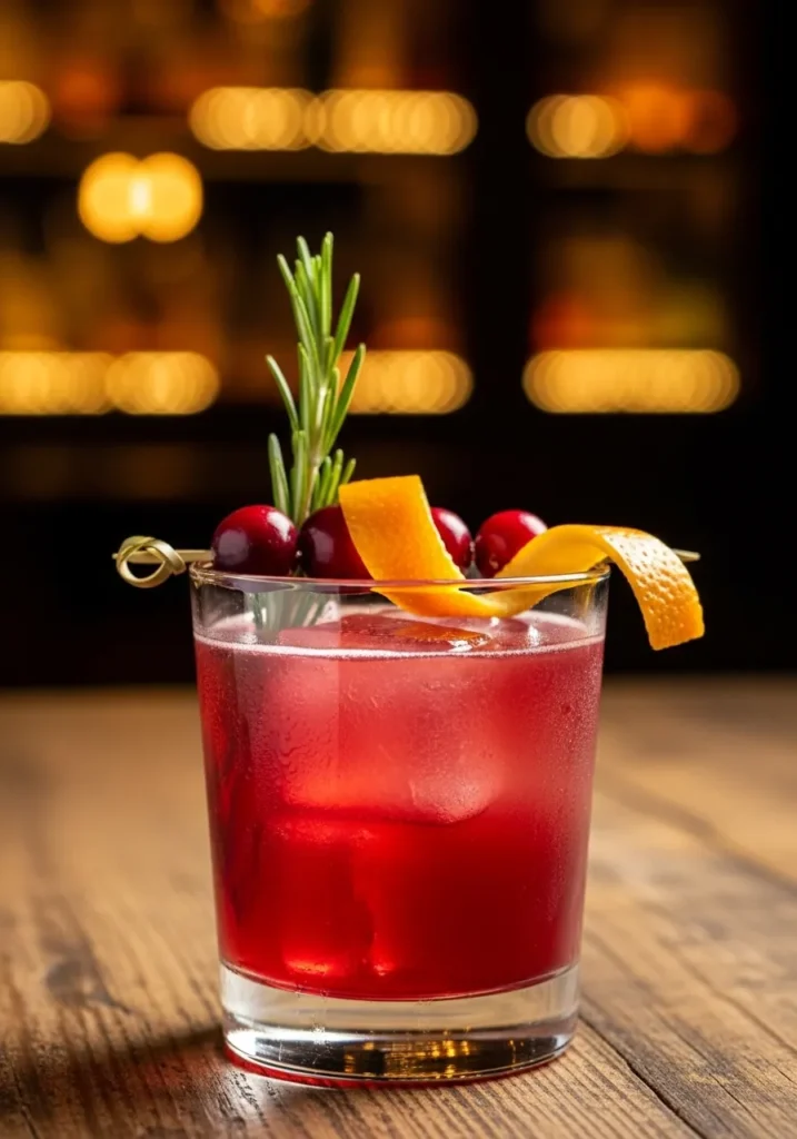 Bourbon Cranberry Smash