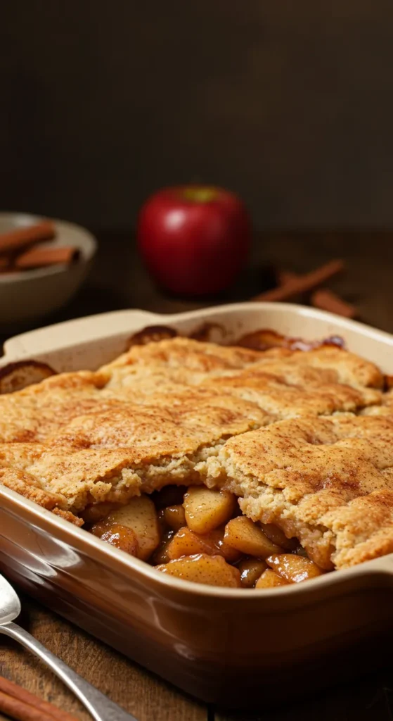 Bourbon-Infused Apple Cobbler