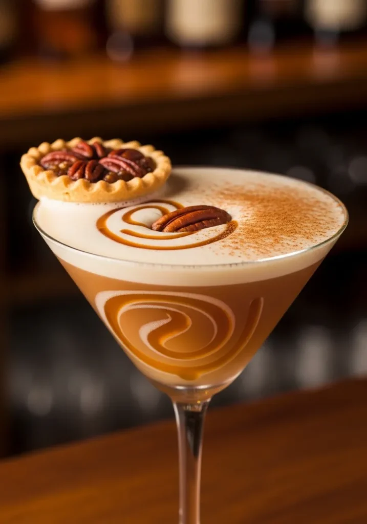 Bourbon Pecan Pie Martini