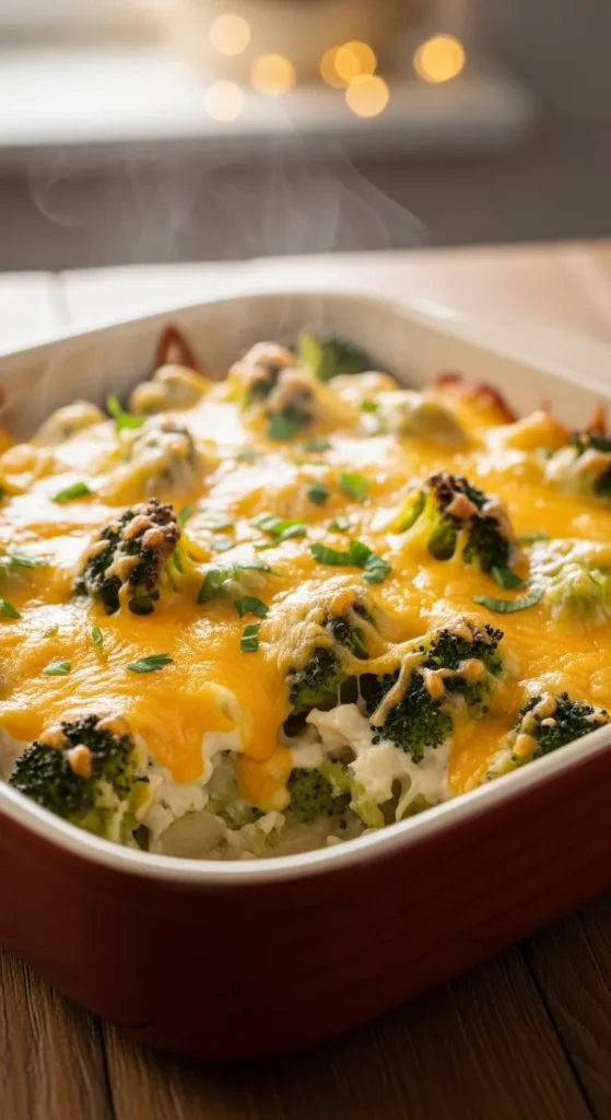 Broccoli & Cheddar Comfort Bake