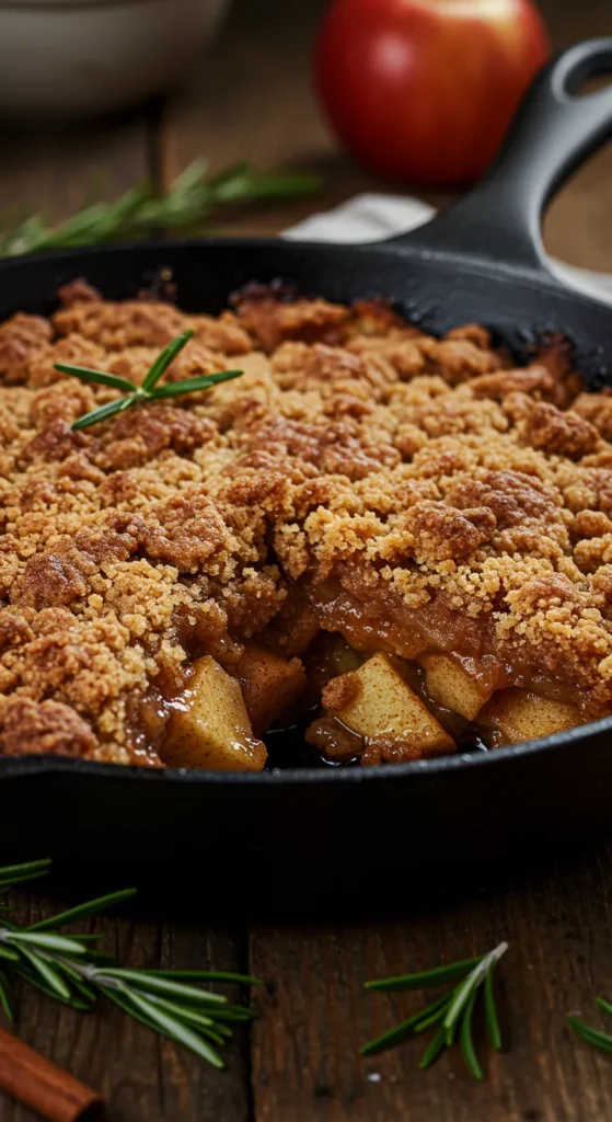 Brown Butter Apple Crumble