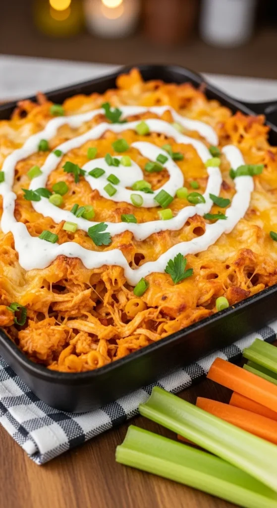 Buffalo Chicken Casserole