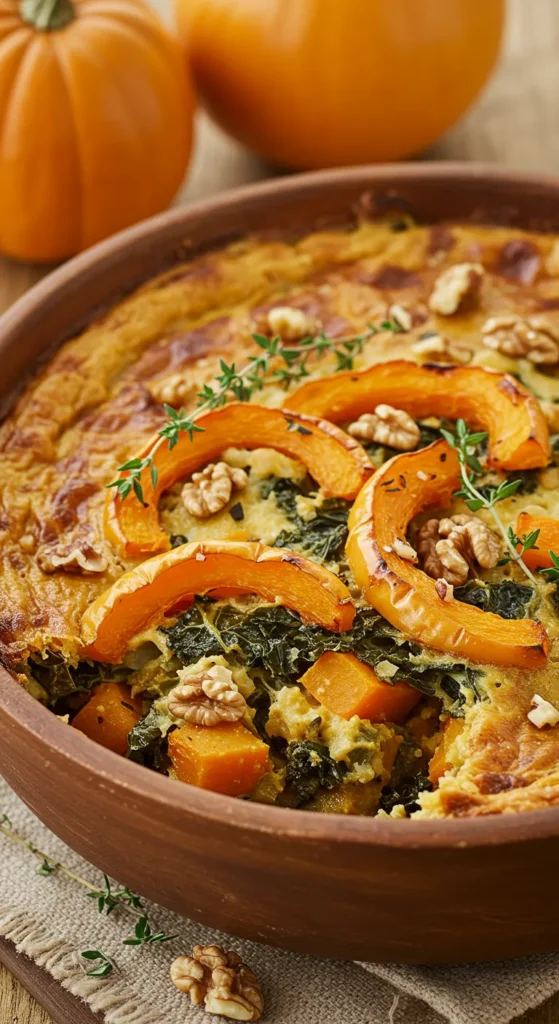 Butternut Squash & Kale Bake