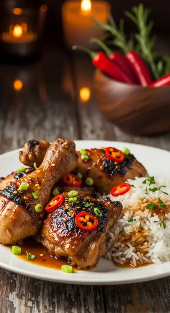 Cajun Bourbon Chicken with a Spicy Kick