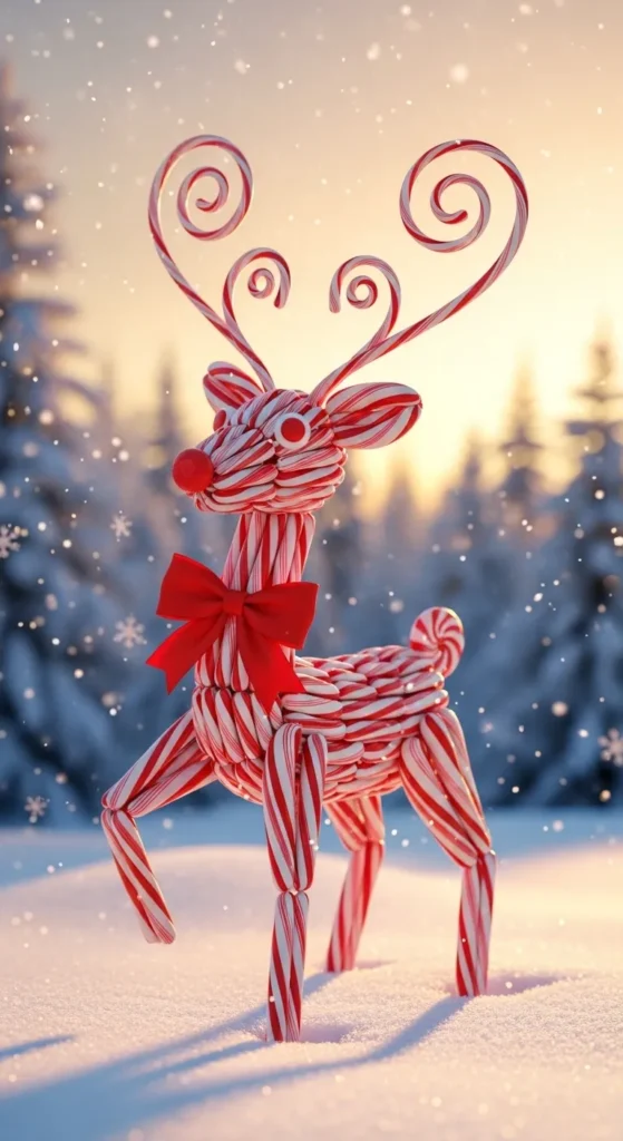 Candy Cane Reindeer