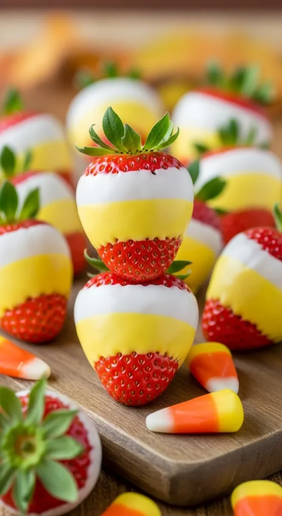 Candy Corn Strawberries