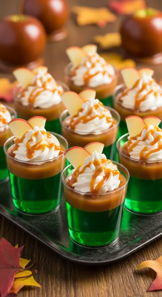Caramel Apple Jello Shots