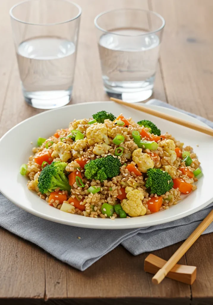 Cauliflower Fried Rice Tonight Recipe