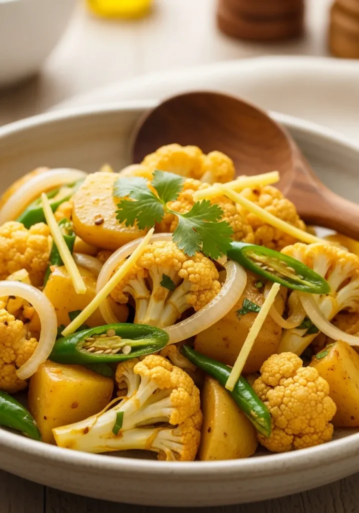 Cauliflower Potato Stir Fry Recipe