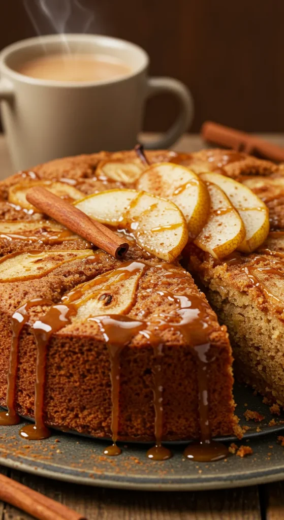 Chai-Spiced Pear Cake