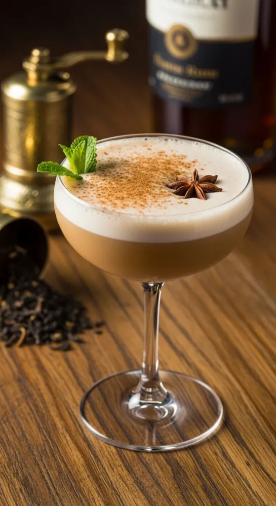 Chai-Spiced Rum Flip