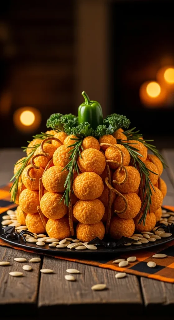 Cheese Ball Pumpkin