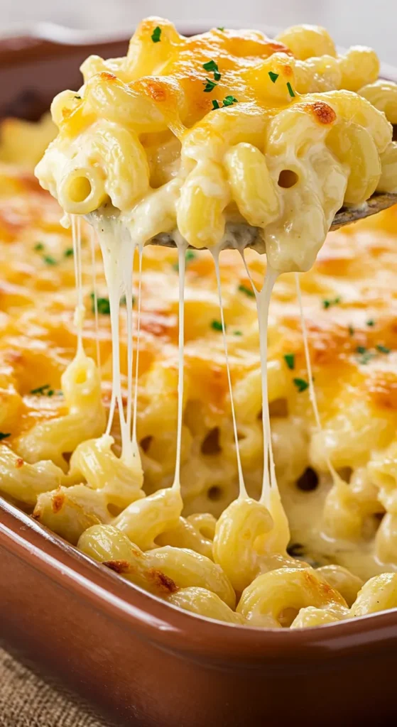 Cheesy Baked Mac and Cheese