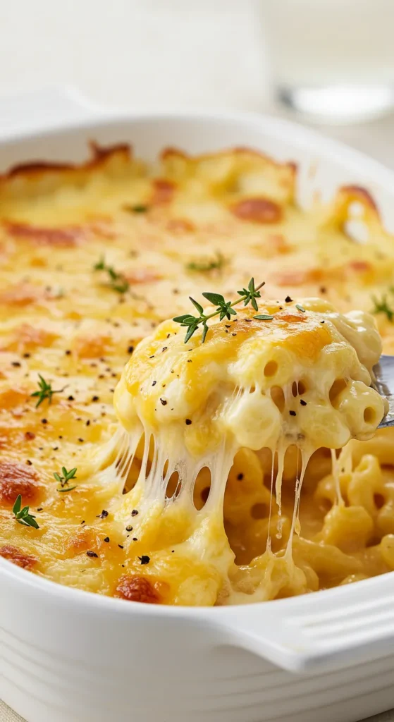 Cheesy Baked Mac and Cheese