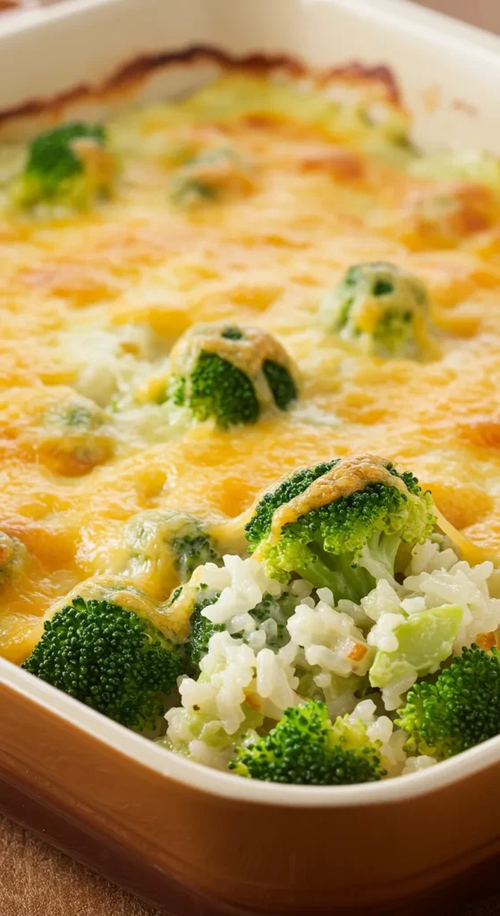 Cheesy Broccoli & Rice Casserole