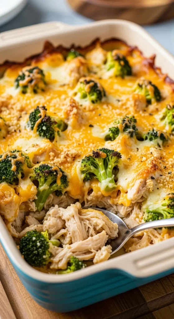 Cheesy Chicken Broccoli Casserole