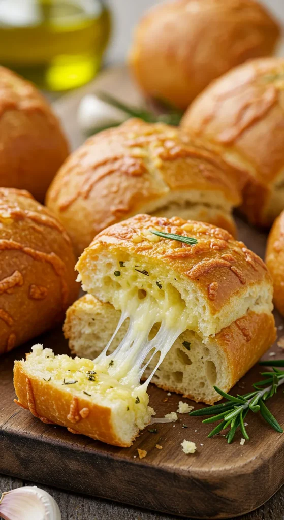 Cheesy Garlic Bread Bites