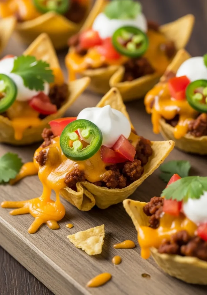 Cheesy Nacho Cups