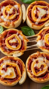 Cheesy Pizza Pinwheels
