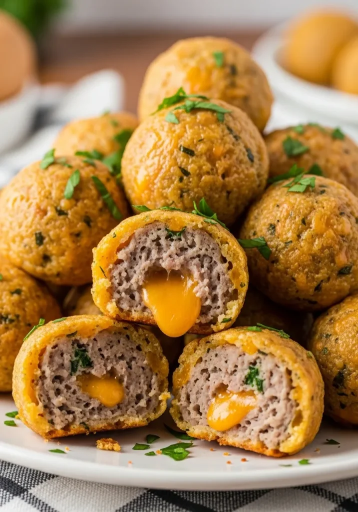 Cheesy Sausage Balls
