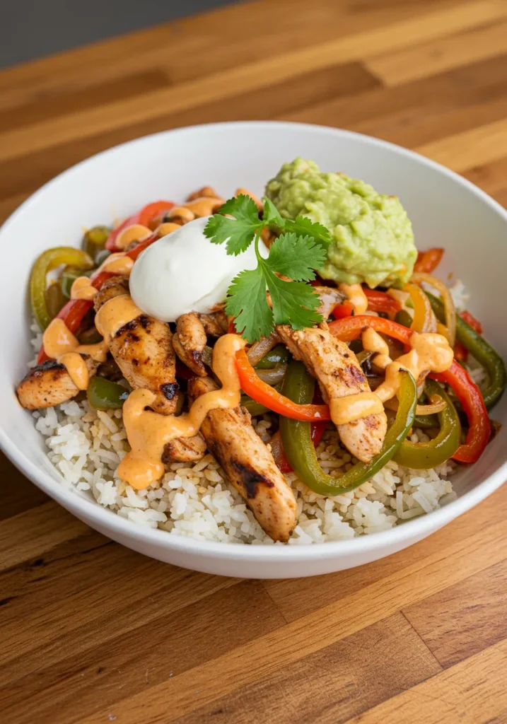 Chicken Fajita Bowls Recipe