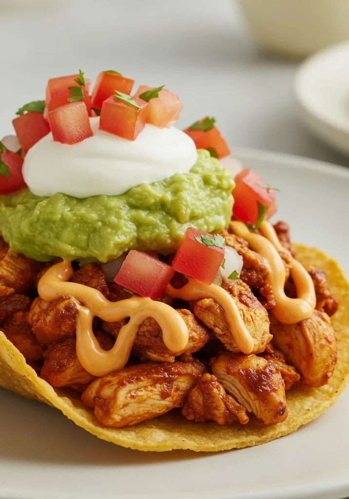 Chipotle Chicken Tostadas Recipe