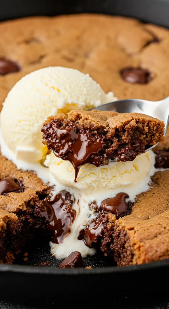 Chocolate Chip Skillet Cookie