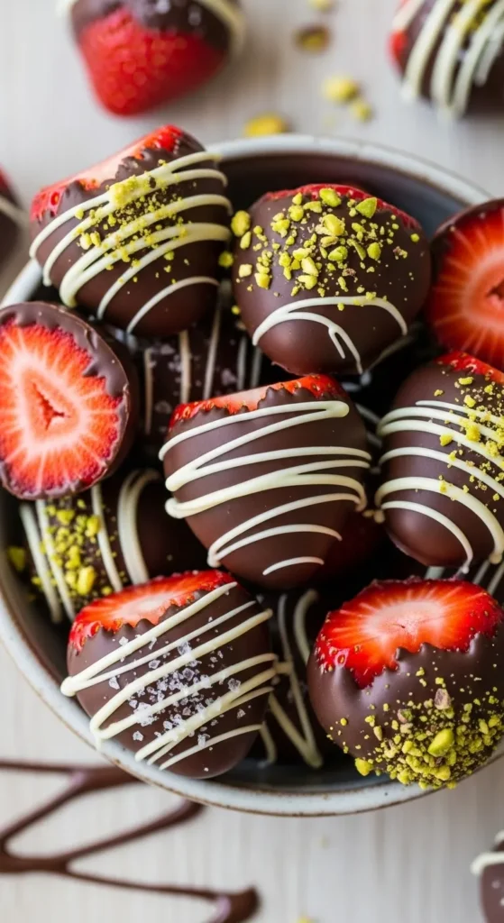 Chocolate-Dipped Strawberry Bites