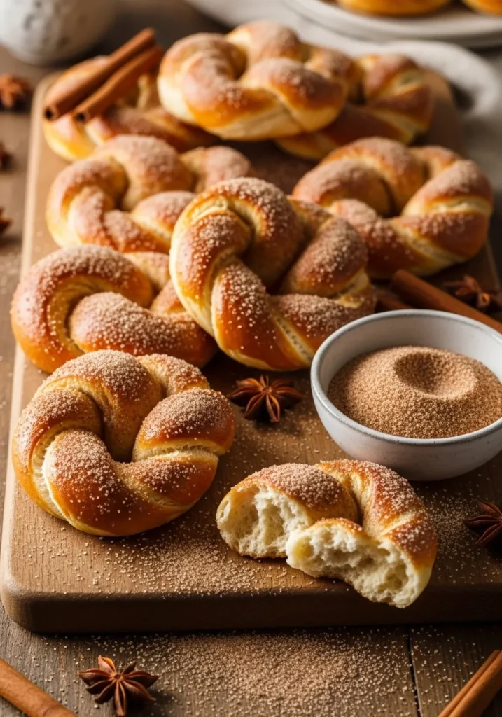 Cinnamon Sugar Pretzels