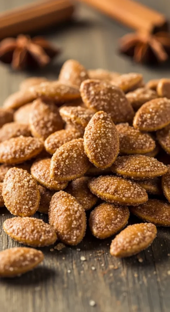 . Cinnamon Sugar Pumpkin Seeds