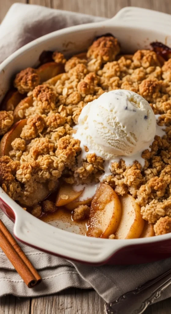 Classic Apple Crisp Recipe with Buttery Oat Topping