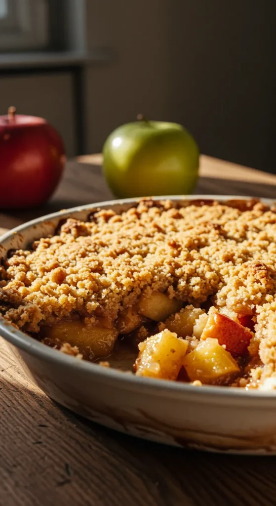 Classic Apple Crumble with a Buttery Oat Topping