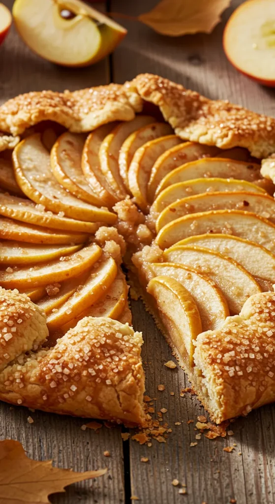 Classic Apple Galette with a Buttery Crust