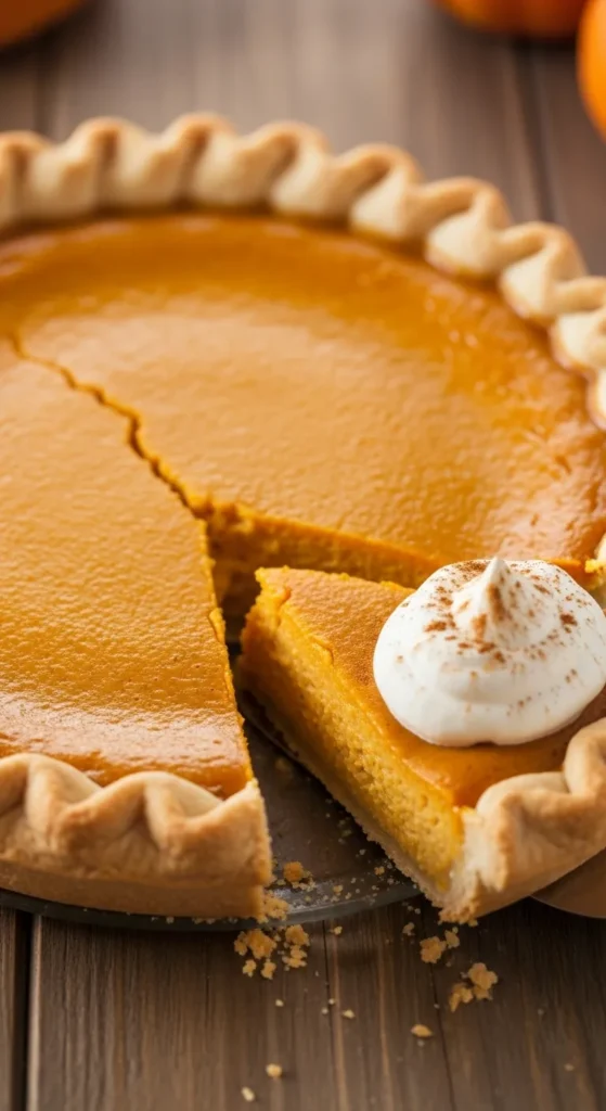 Classic Pumpkin Pie with a Flaky Homemade Crust