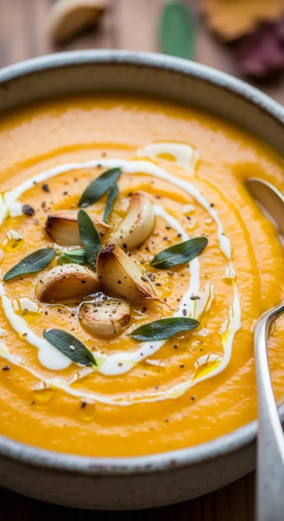 Classic Pumpkin Soup with a Hint of Nutmeg