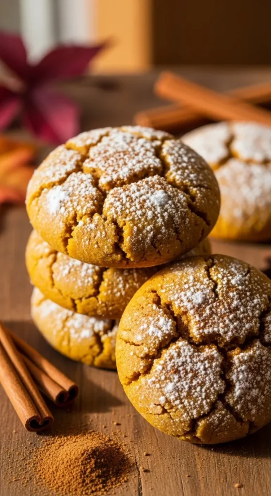 Classic Pumpkin Spice Cookies with Warm Cinnamon