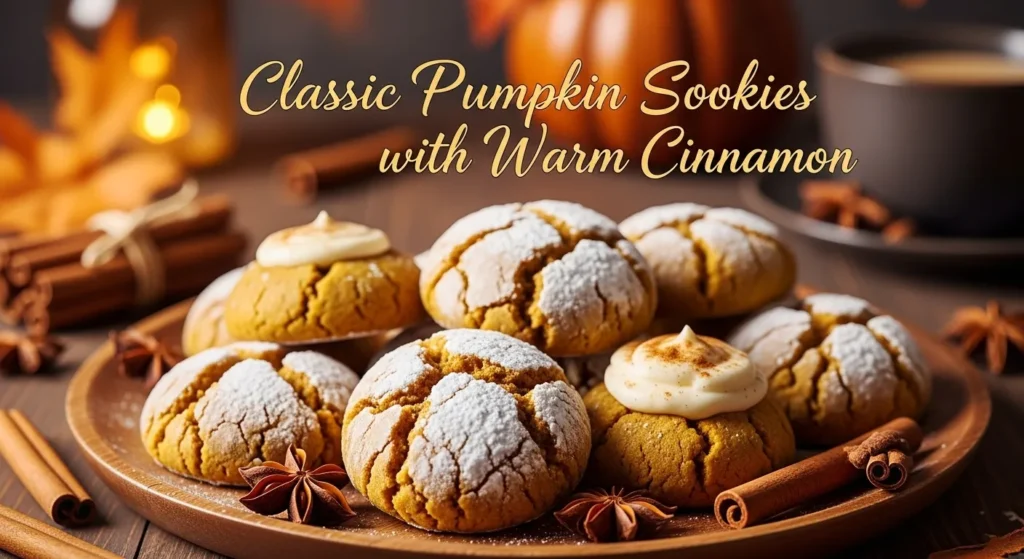 Classic Pumpkin Spice Cookies with Warm Cinnamon