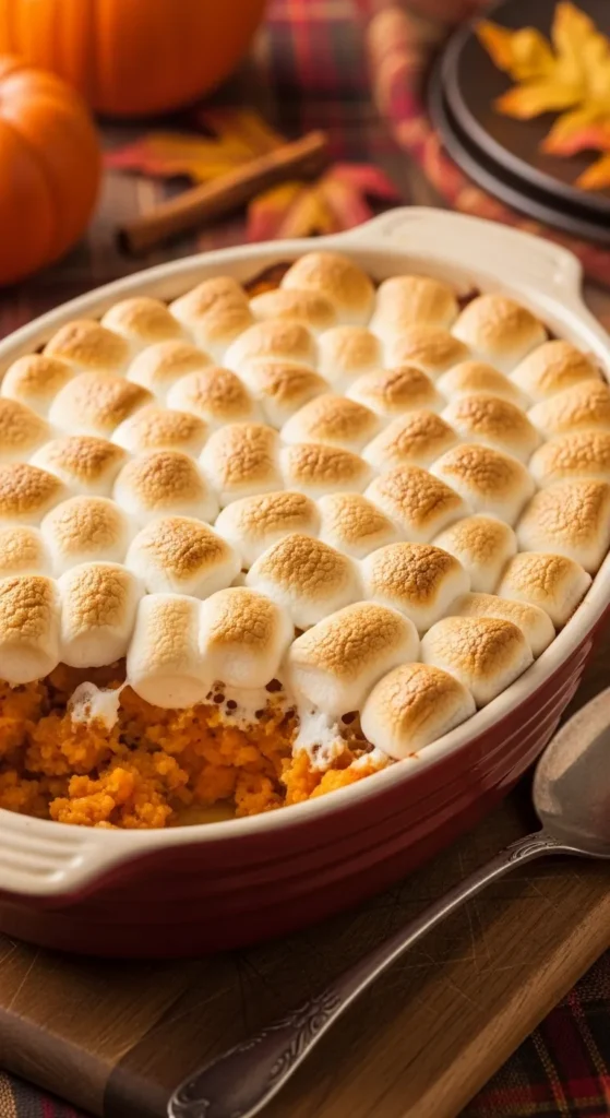Classic Sweet Potato Casserole with Marshmallow Bliss