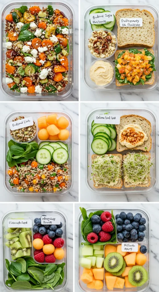Cold Meal Prep Lunches