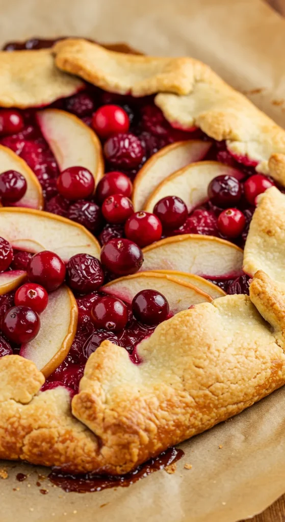 Cranberry Apple Galette
